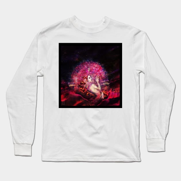 SUPERNOVA - ABOVE A FIELD OF POPPIES Long Sleeve T-Shirt by gabor_paszti